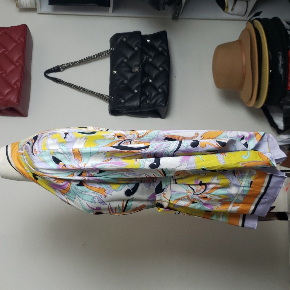 NWT Zara Multicolor Belted Kimono Size S - Picture 7 of 11